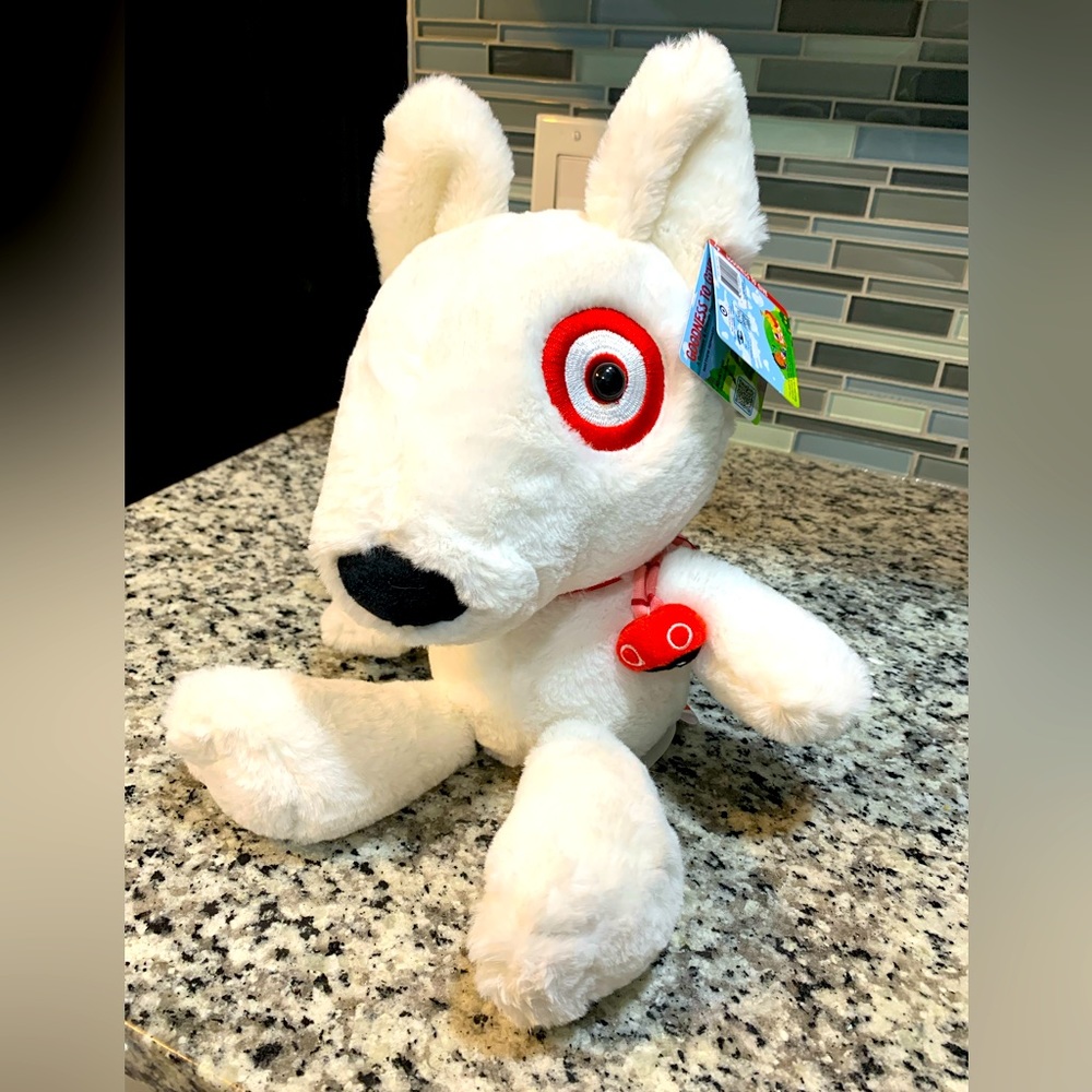 Target 10” Bullseyes plush dog
